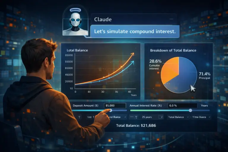 Claude, het maken van interactieve grafieken
